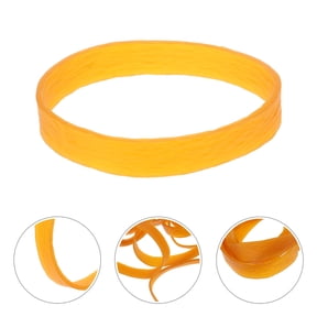 NICEXMAS 30Pcs Orange Rubber Snowboard Binding Straps for Secure Fixing and Easy Installation
