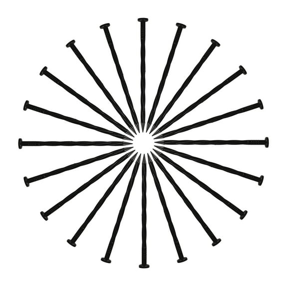 NICEXMAS 30Pcs Black Landscaping Stakes for Garden Ground Securing and Patio Use