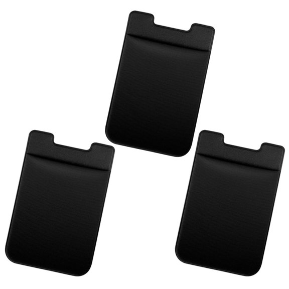 NICEXMAS 3Pcs Black Elastic Fabric Patch for with Compartment 11.8X7.9X0.2in