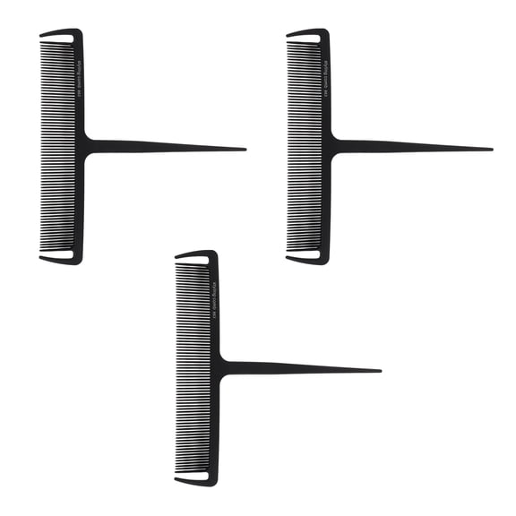 NICEXMAS 3Pcs Hairdresser Highlight Combs with Ergonomic Handle for Accurate Sectioning and Comfortable Use