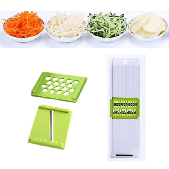 NICEXMAS 3Pcs Kitchen Supplies Set Multi Color Veggie Chopper Peeler Grater