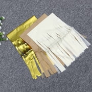 NICEXMAS Nicexmas Tassel Banner Assorted Color Paper Tessels for Party 3Pcs
