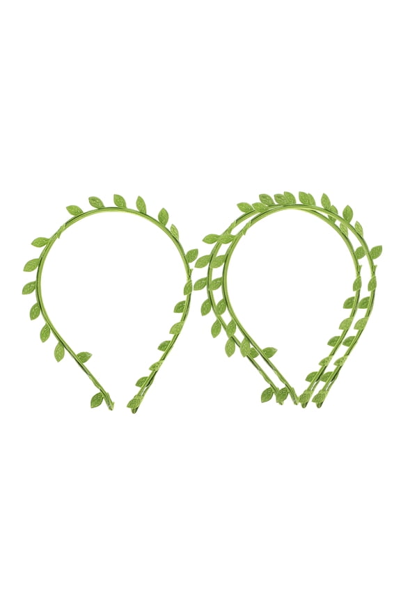3Pcs Wedding Leaf Headband Natural Greenery Headpiece Versatile Hair Accessories for Daily Use