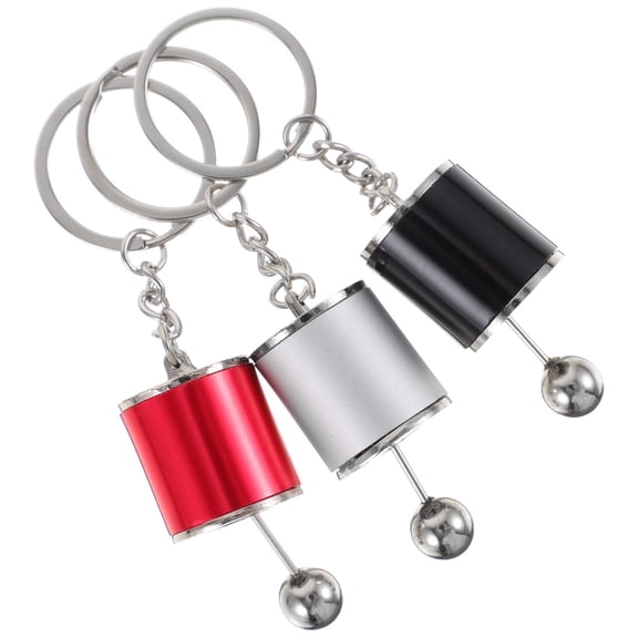 NICEXMAS 3-Piece Gear Shaped Keychain Set for Car Keys, and Stylish Key Holders, Essential Accessories