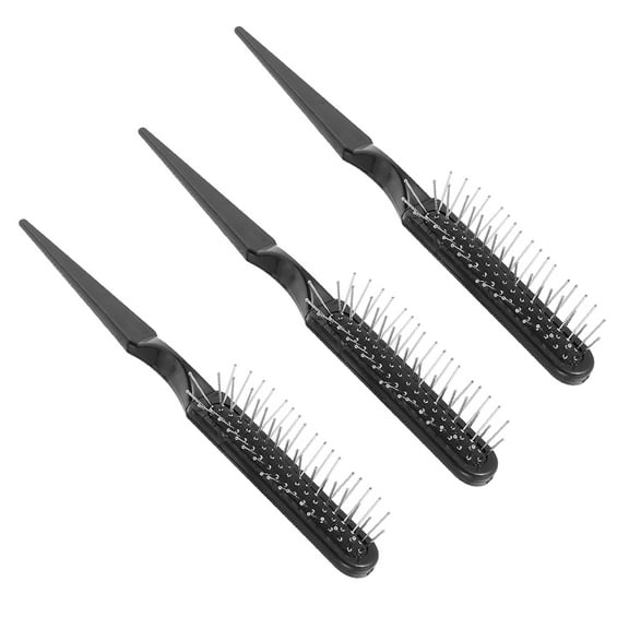 NICEXMAS Teaser Brush Black 3Pcs 8.4X1.2X1In