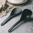thumbnail image 1 of NICEXMAS 3Pcs Japanese Style Black Rice Noodles Spoons Large Deep Bowl for Soup Serving, 1 of 7