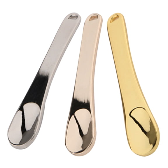 NICEXMAS 3pcs Makeup Applicator Spatula Set for Creams Lotions Moisturizers Portable Beauty Tools