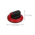 thumbnail image 1 of NICEXMAS Replacement Oven Knobs Red ABS 3Pcs, 1 of 7