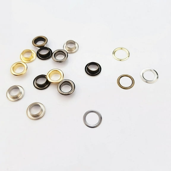 NICEXMAS 400 Sets of Practical and Grommets Eyelets for Hats and Shoes with Assorted Color