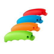 NICEXMAS 4-Pack Bag Grip Holder Clips in Assorted Colors for Comfortable and Easy Bag Carrying