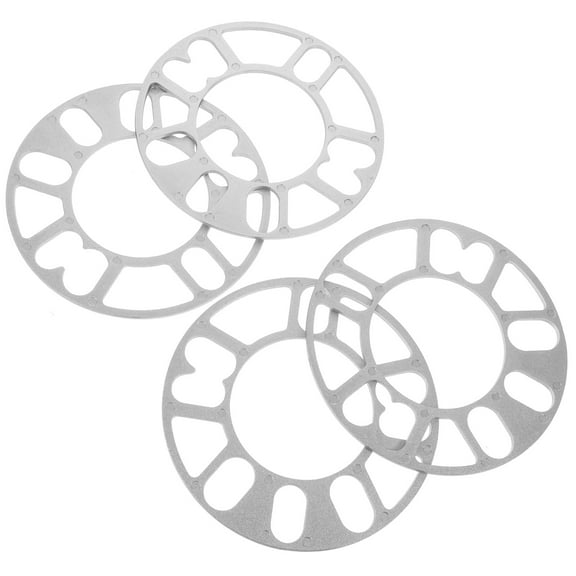 NICEXMAS 4Pcs 15.00X15.00X0.30CM Wheel Spacers Improve Handling Premium Metal Universal Bolt Patterns