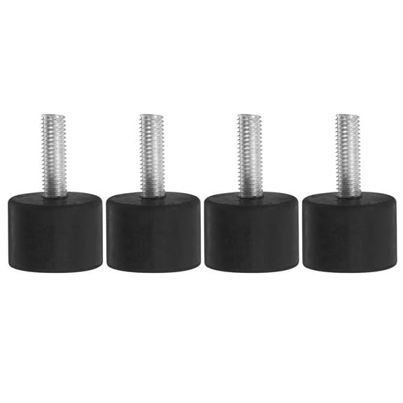 NICEXMAS 4Pcs Adjustable Screw in Furniture Feet Levelers with Rubber Cushion for Home Tables Bed Frames