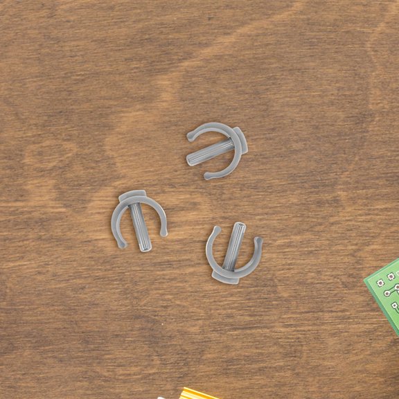 NICEXMAS 4Pcs Cane Pin Locks for Stability in Grey 1.22X1.10X0.55in with Latch Clamp and Steel Material