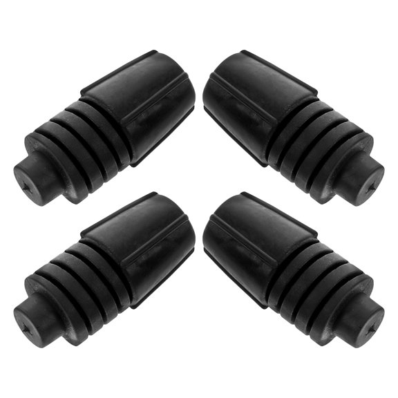 NICEXMAS 4-Pack Black Rubber Hood Buffer Stop for Car Hood Dampening and Noise Reduction