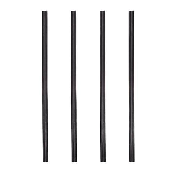 NICEXMAS 4Pcs Frameless Design Rubber Wiper Refills for Car Owners Suitable for Driving 10.2in