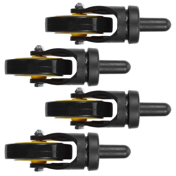 NICEXMAS 4-Pack Replacement Swivel Caster Wheels for Utility Cart, Smooth Rolling Trolley Wheels for Easy Mobility and Durability