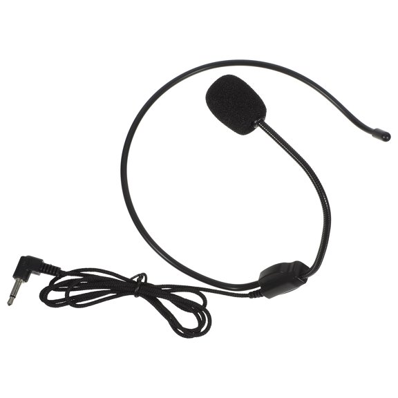 NICEXMAS 4-Pack Plastic Microphone Headset for Stage Performance and Recording Sessions