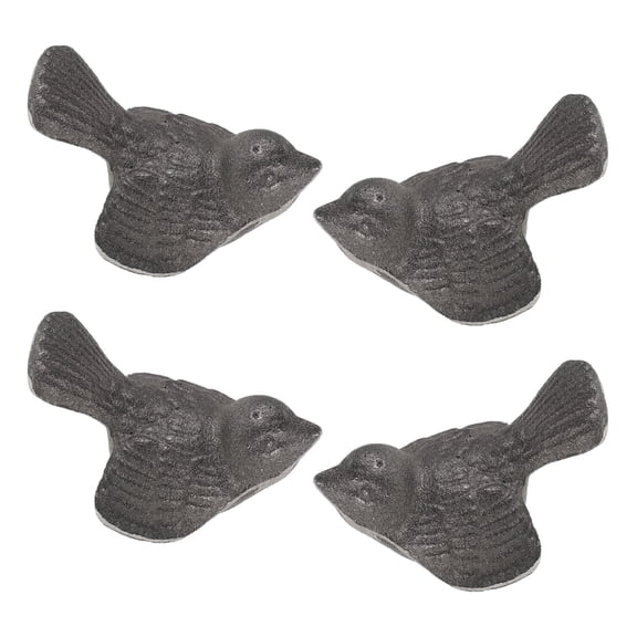 NICEXMAS 4Pcs Metal Bird Cooking Tool Natural Iron Source for Vegan and Endurance Kitchen Use