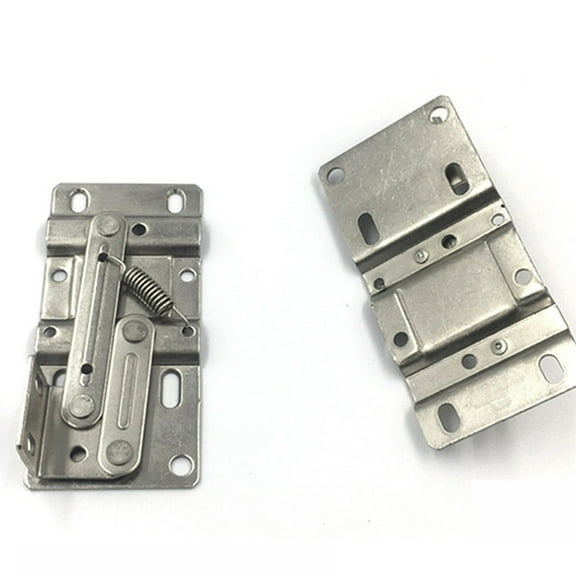 NICEXMAS 4Pcs Tip Out Tray Hinge for Furniture Hardware 2.5X4.55X9.7CM