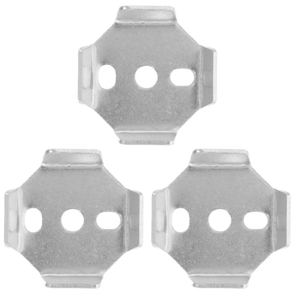 NICEXMAS 4-Pack Universal Towel Rod Bracket Base Plates for Wall Mount with Anti- Support and Design