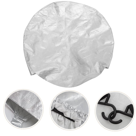 NICEXMAS 4Pcs Weather Resistance Wheel Outer Protective Cover for Rv Truck Car 26-27 Inches