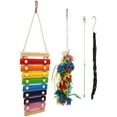 thumbnail image 1 of NICEXMAS Wooden Chicken Foraging Playthings Assorted Color for Pets 4Pcs, 1 of 8