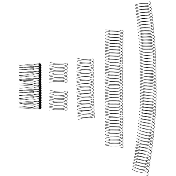 NICEXMAS 5 Pcs Invisible Comb Hair Clips Curly Hair Accessories Styling Hair Pin Comb Hair Finishing Fixer Pin Metal Black 28x3cm