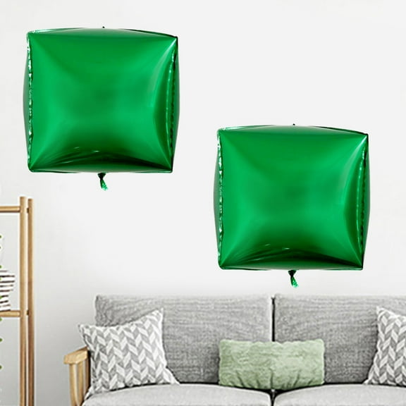 NICEXMAS Balloon Squares Square Balloons Foil 5Pack for Festival Photo Props