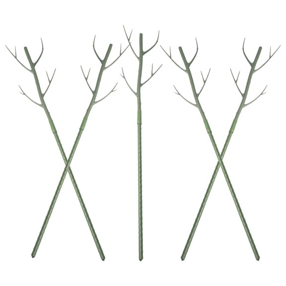 NICEXMAS 5-Pack Easy Insert Green Plant Climbing Trellis Supports for Potted Plants, Garden Vines, and Outdoor Gardening
