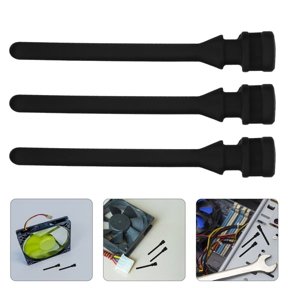 NICEXMAS 50 Pcs Computer Case Screws Fan Shock Absorbing Rubber Nails