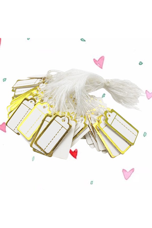 Hanging Display Cards for Necklace Rectangle Paper 500PCS