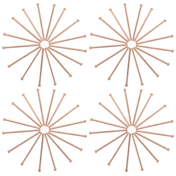 NICEXMAS 500Pcs Weld on Pull Studs Rose Plated Gold for Reliable Auto Body Stud Welding