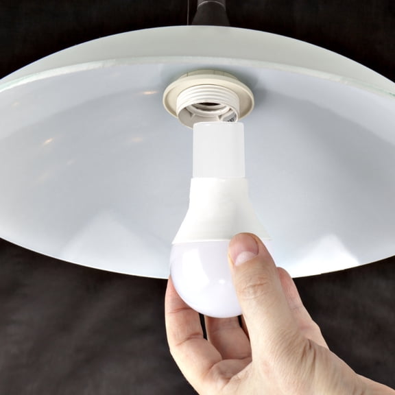 NICEXMAS 50Pcs White Light Bulb Socket Covers Anti Drop Plastic Sleeve for Home Lighting Fixtures