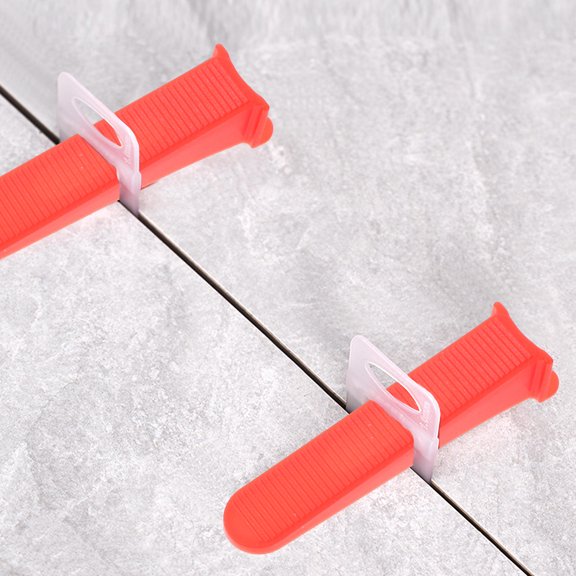 NICEXMAS 50Pcs Tile Leveling Plastic Wedges Durable Lightweight for Wall and Floor Tiles