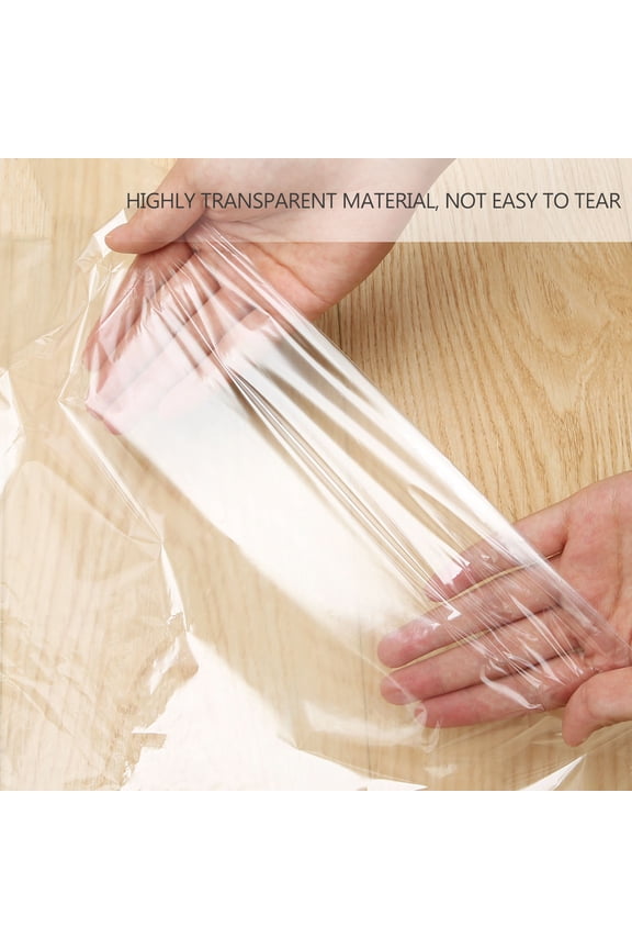 50Pcs Suit Cover Clothes Protector Transparent Garment Shield Dust Proof Water Resistant