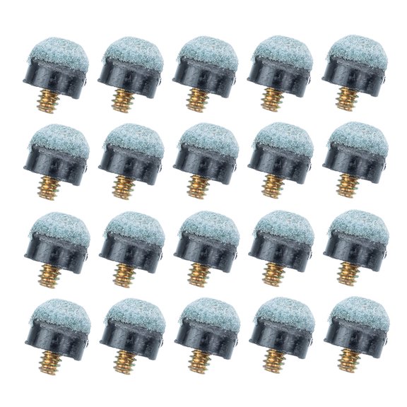 NICEXMAS 50Pcs Durable Pool Stick Tips Replacement Kit with Rust Proof and Wear Resistant Features