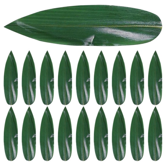 NICEXMAS Sashimi Leaf Decor Leaves for Dish Decoration Green 50Pcs