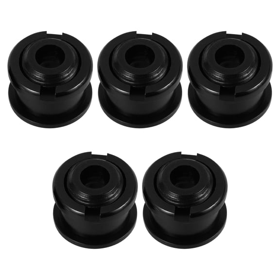 NICEXMAS 5Pcs Bike Chainring Bolt Black Aluminum Alloy Easy to Use Compatible with Mountain Bikes