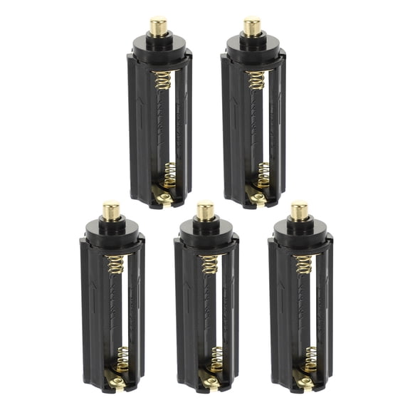 NICEXMAS 5-Pack AAA Battery Holder Case with Terminal for Flashlights and Electronics