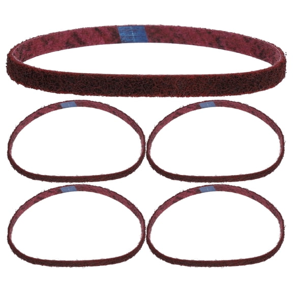 NICEXMAS 5-Pack Easy Install Sanding Belts for Wood and Metal Small Belt , Abrasive Replacement Strips