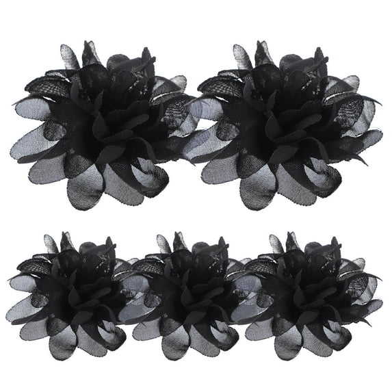 NICEXMAS 5pcs Adjustable Flower Rings For Women Decorative Dance Props Lightweight Floral Stage Special Occasions