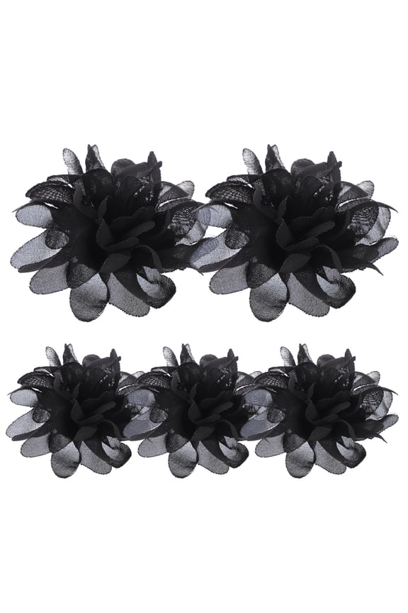 5pcs Adjustable Flower Rings For Women Decorative Dance Props Lightweight Floral Stage Special Occasions