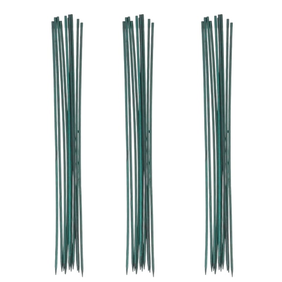 NICEXMAS 60Pcs Green Garden Sticks Plant Support Stakes for Home Gardening and Flower Arrangement