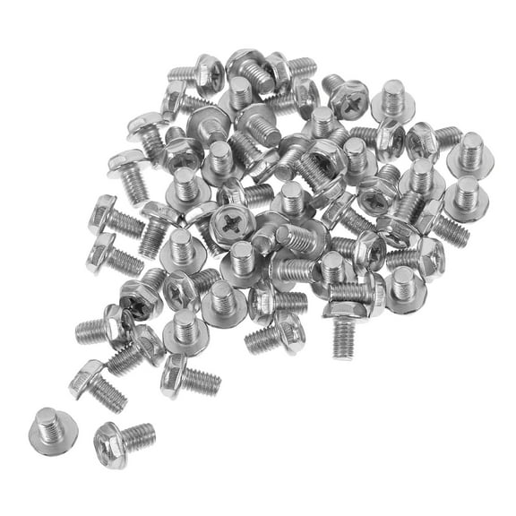NICEXMAS 60 Pieces Stainless Steel Self Tapping Screws for Gas Cooktop Tray Mounting and Appliance Repair