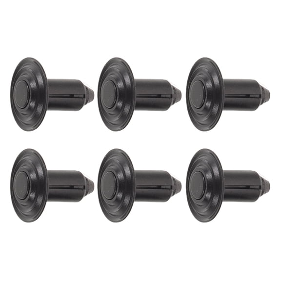 NICEXMAS 6Pcs Black Motorcycle Fairing Screw Set Durable Metal Replacement Hardware for Body Panels
