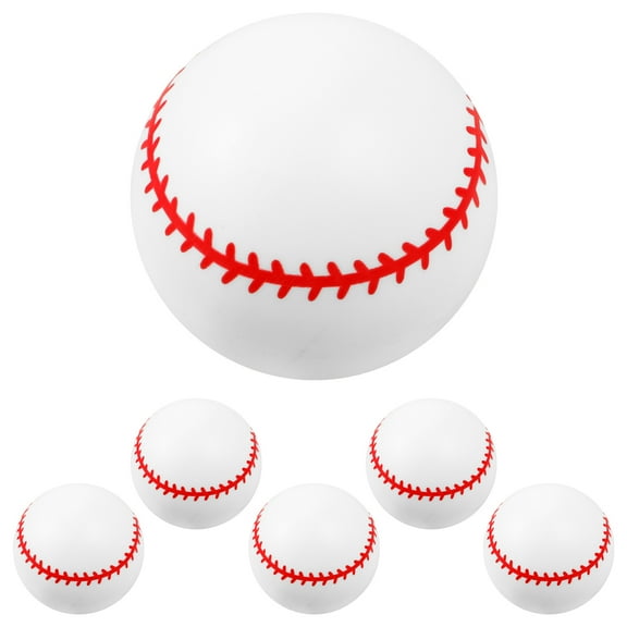 NICEXMAS 6Pcs Inflatable Baseball Toy for Baseball Party Games Portable Realistic
