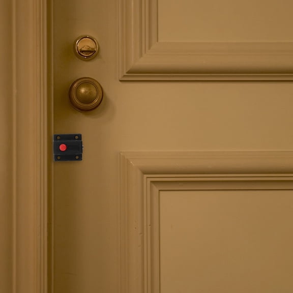 NICEXMAS 6Pcs Secure Spring Latch with Switch Button Cabinet Latch Hardware in Sleek Black Finish for