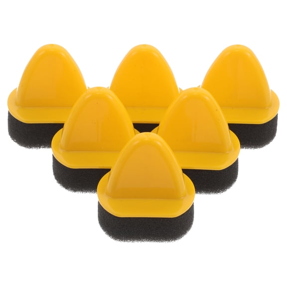 NICEXMAS 6Pcs Shoe Polish Applicator Sponge for Uniform Coverage Suitable for Leather Boots Sneakers