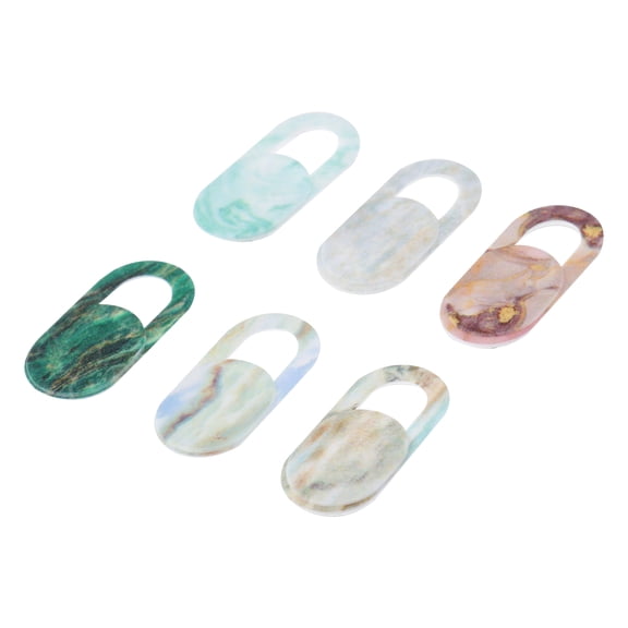 NICEXMAS 6Pcs Mobile Phone Webcam Cover Black Privacy Protective Patch Easy Install