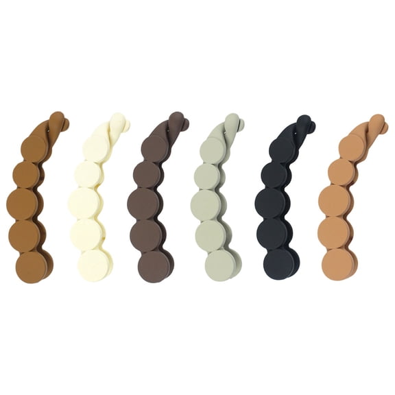 NICEXMAS 6Pcs Banana Clip for Thick Hair for Women Daily Use Matte Design
